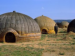 Zulu Huts, South Africa